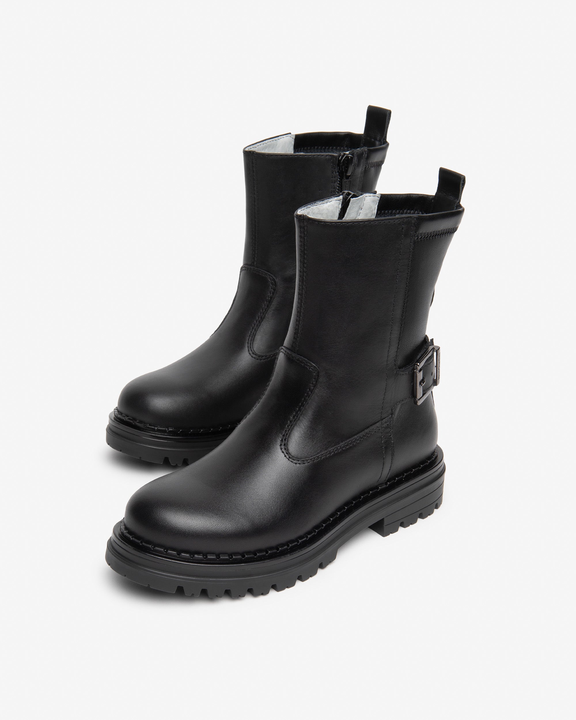 Stivaletti Teen da Ragazza in Pelle e Materiale Tecnico