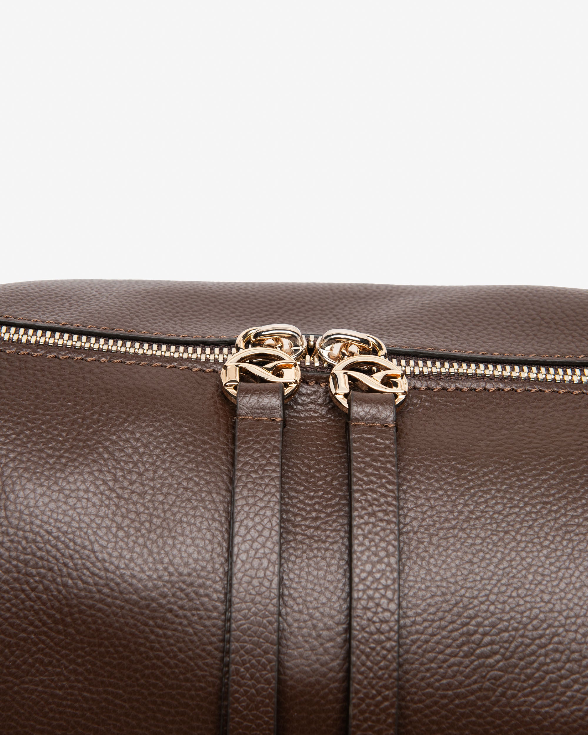 Bauletto da Donna in Pelle e Materiale Tecnico
