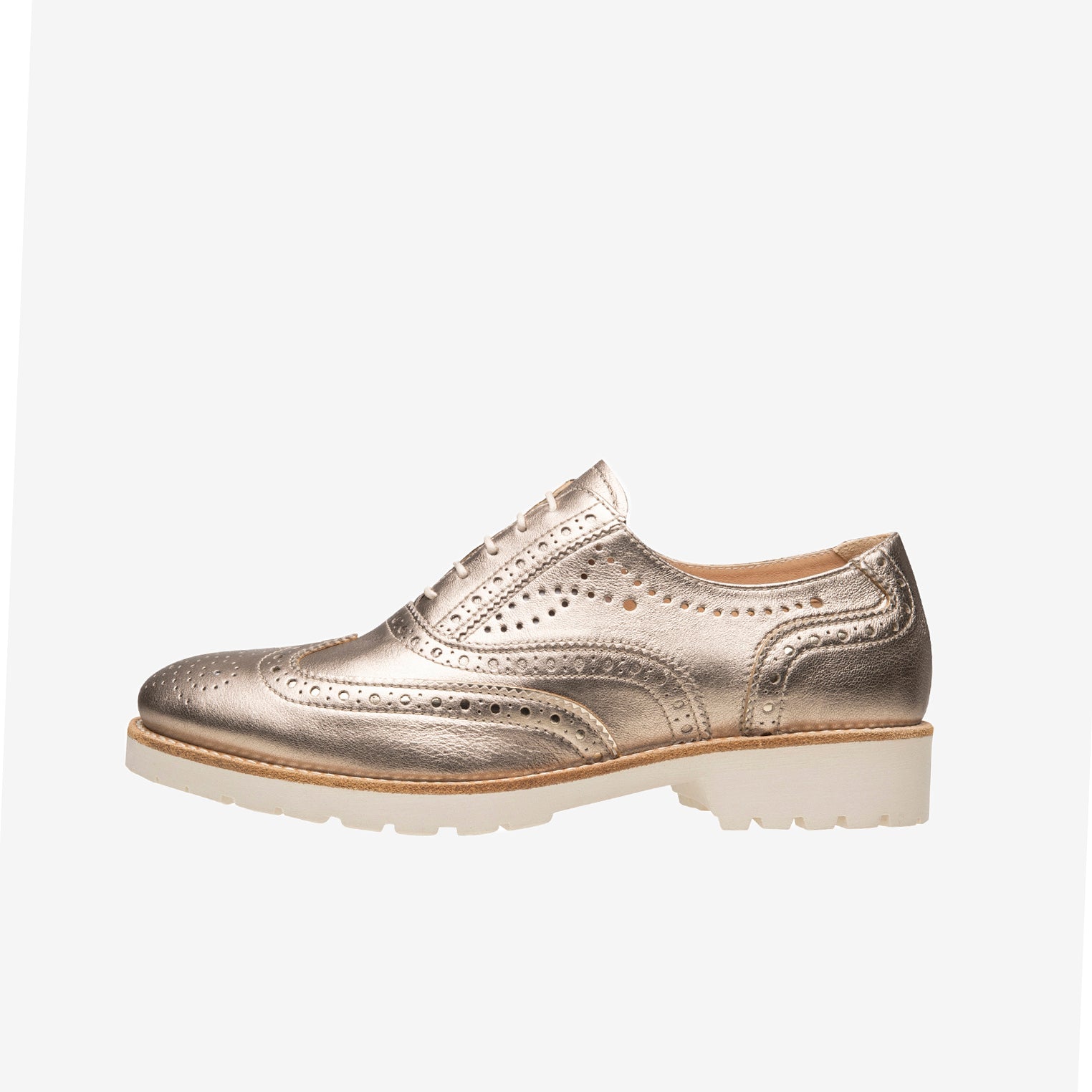 Stringate Donna in Pelle e Tela