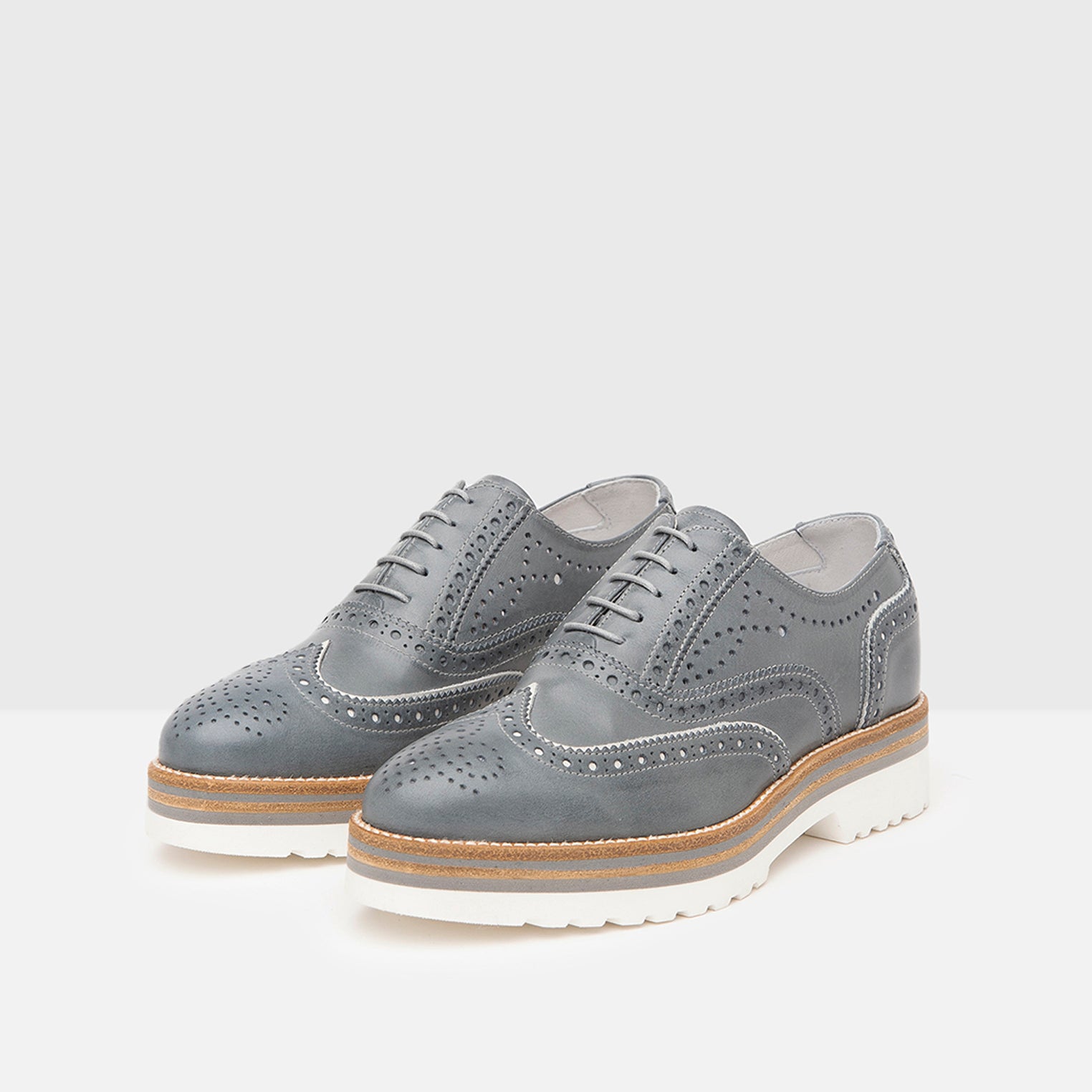 Stringate Donna in Pelle