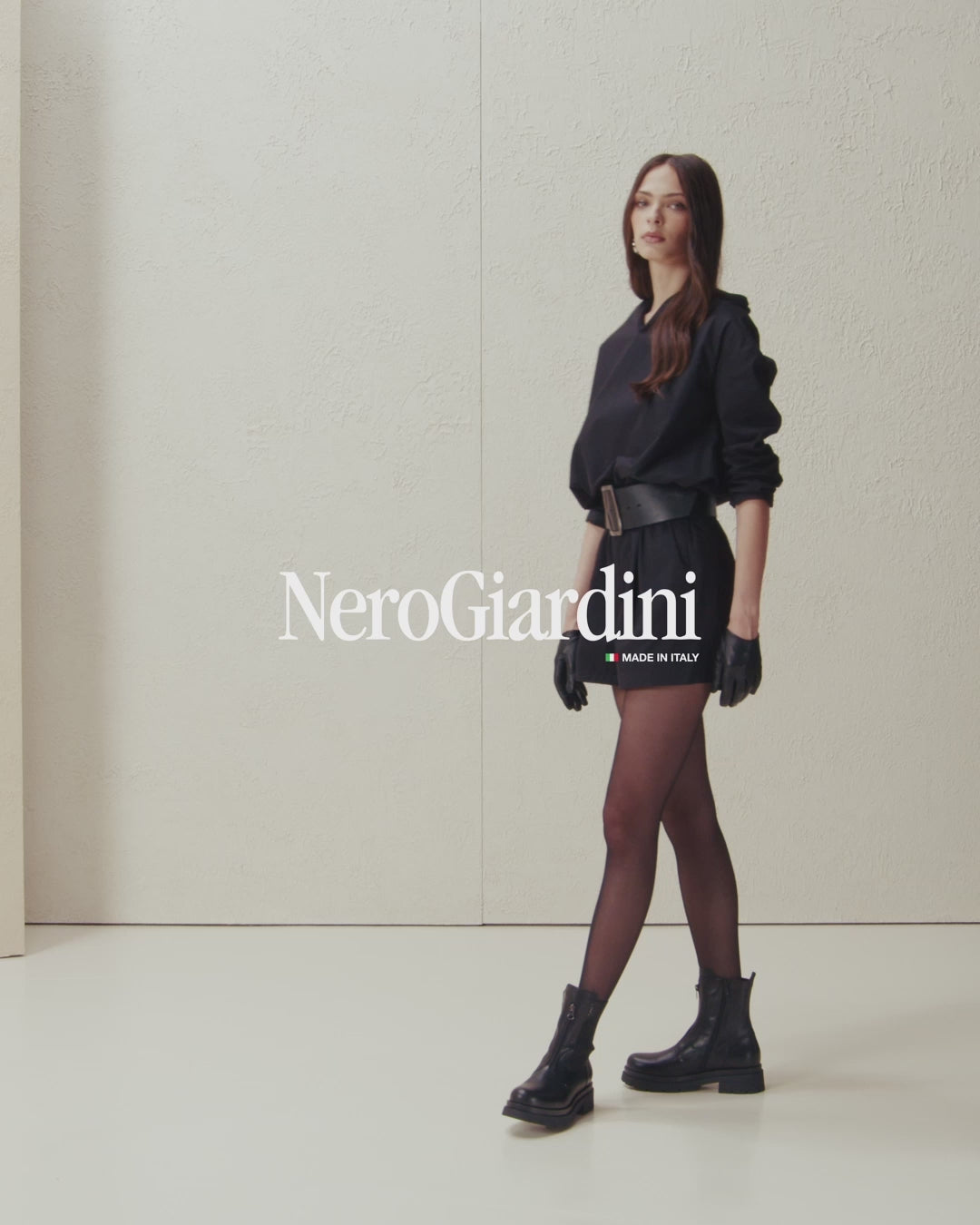 Stivaletti Chelsea Donna in Pelle e Tessuto