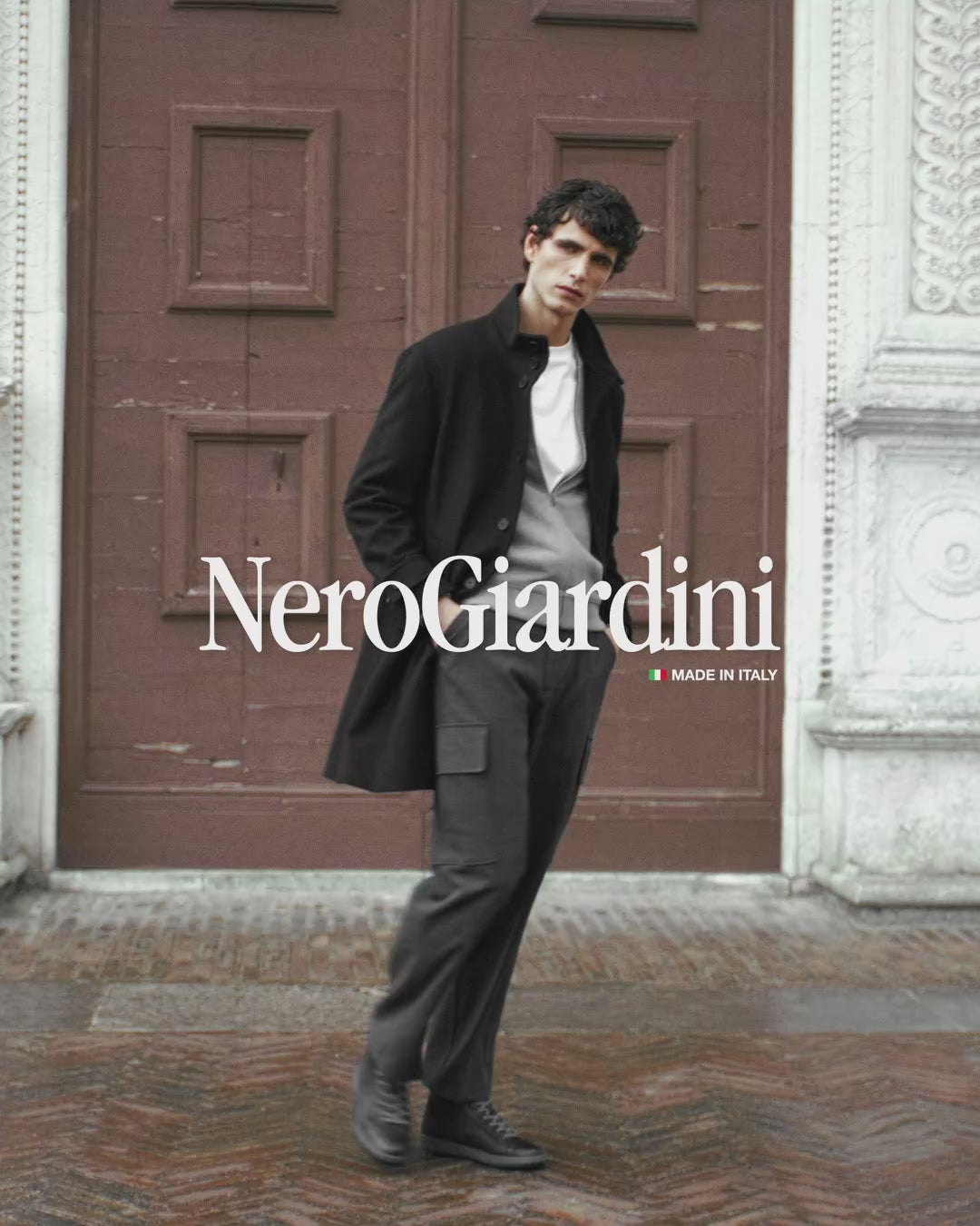 Sneakers Alte Uomo in Pelle