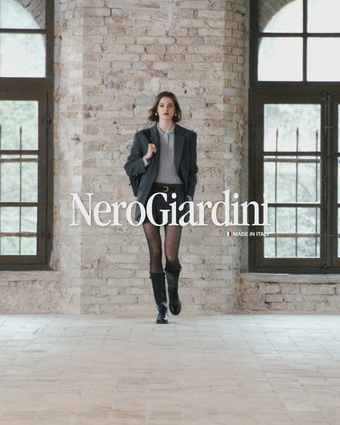 Zainetto da Donna in Pelle Materiale Tecnico