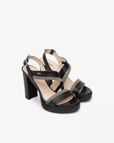 NeroGiardini E410220D Sandali Donna in Pelle