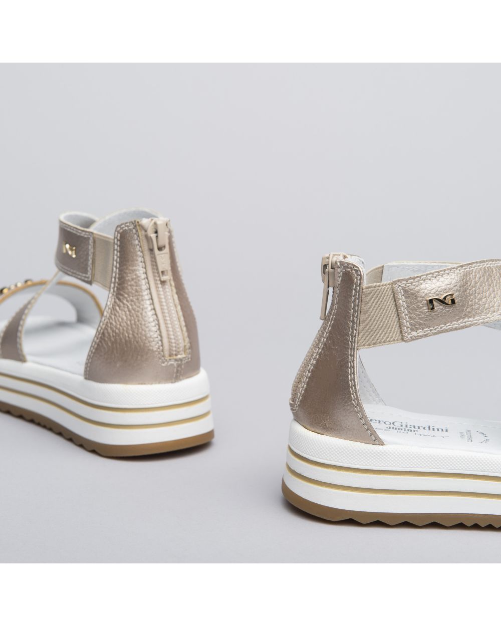 NeroGiardini E031623F Sandali Teens da Ragazza in Pelle