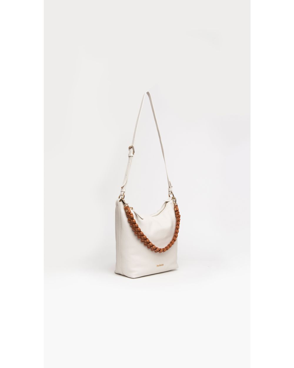 NeroGiardini E242046D Borsa a Spalla da Donna in Pelle