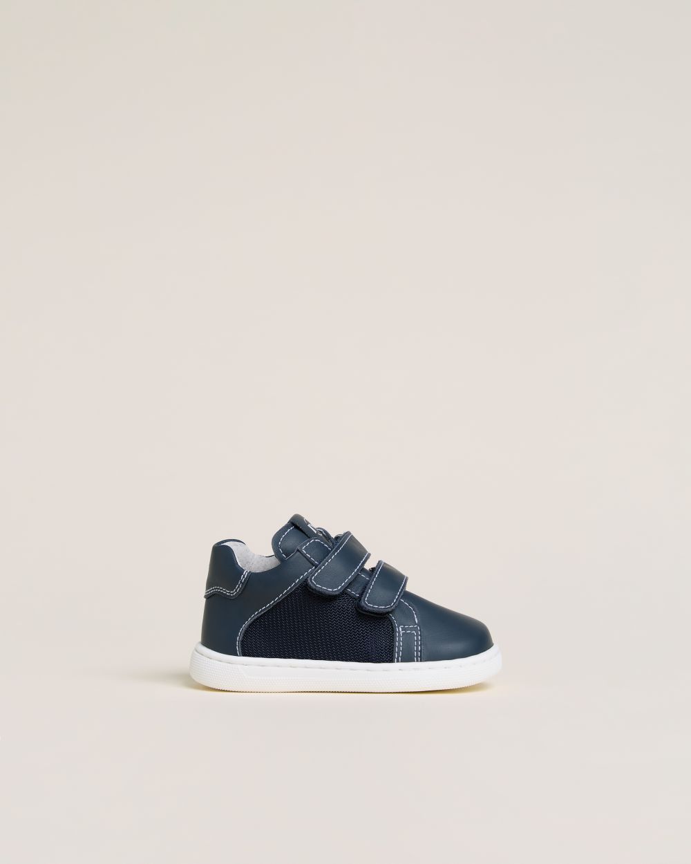 Junior Leather and Canvas Sneakers for Boys