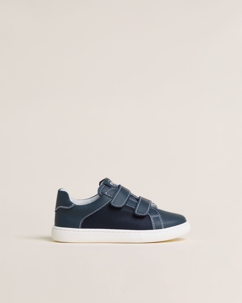 Junior Leather and Canvas Sneakers for Boys