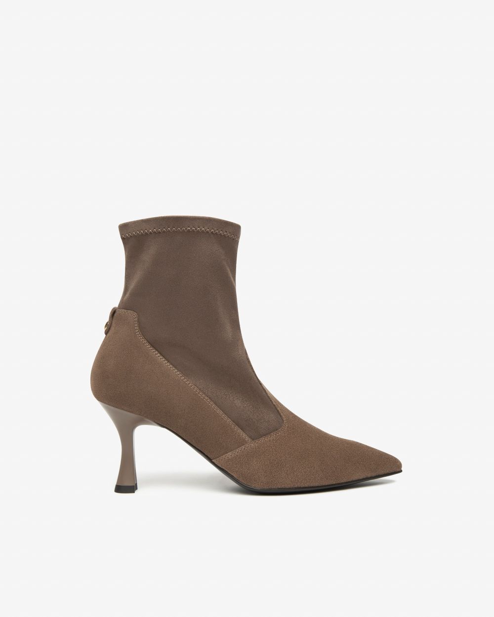 Women’s Leather and Technical Fabric Ankle Boots