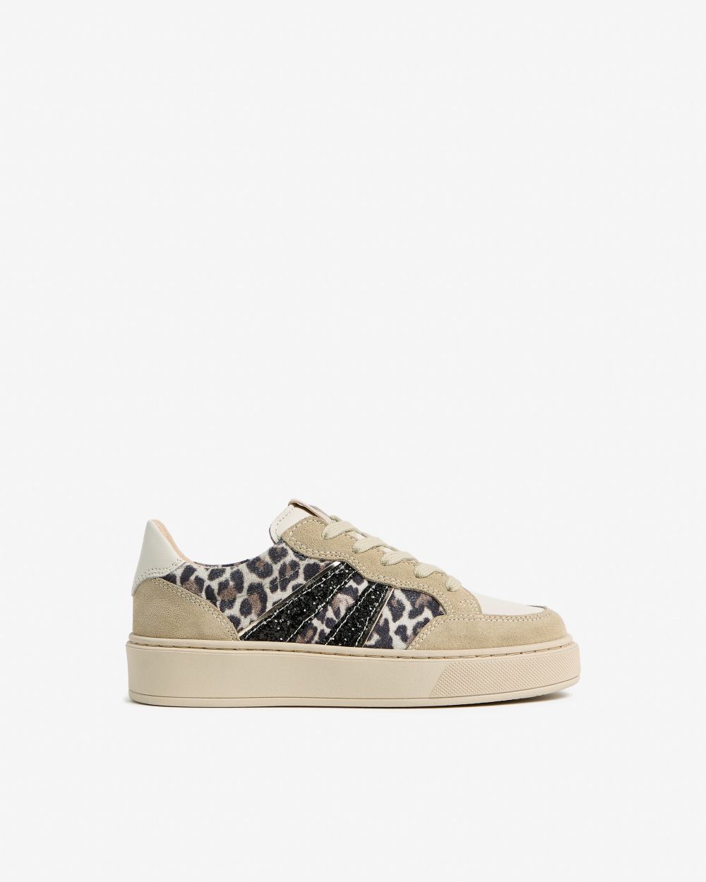 Teen Girls’ Suede, Leather and Technical Fabric Sneakers