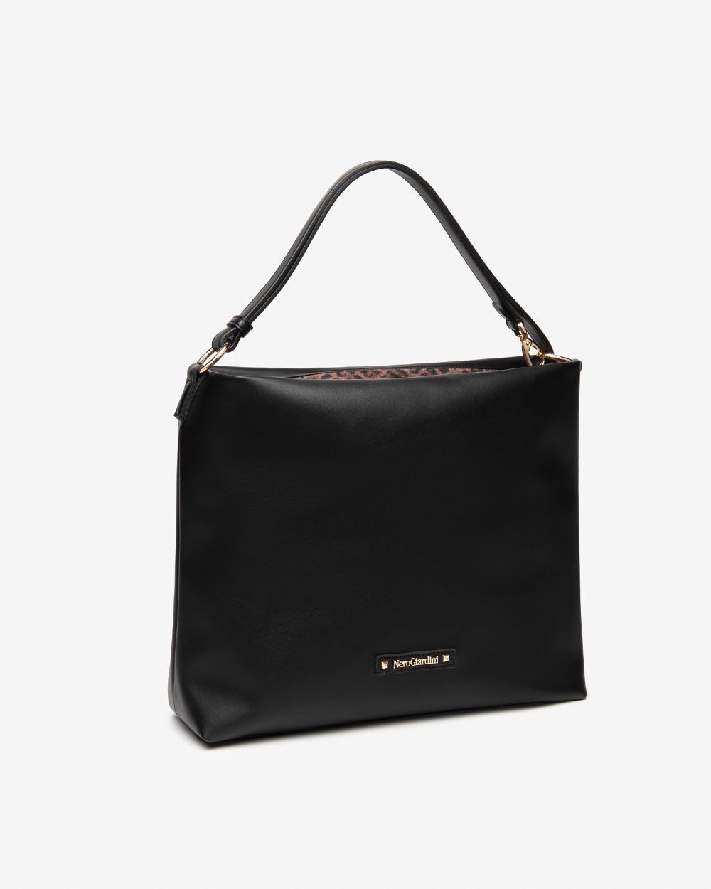 NeroGiardini I544011D Borsa Hobo da Donna in Materiale Tecnico