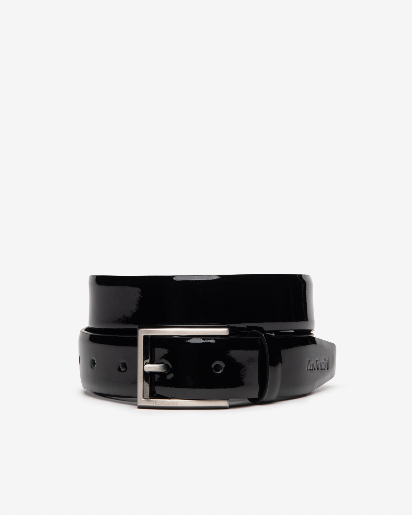 Men's Patent Leather Belt