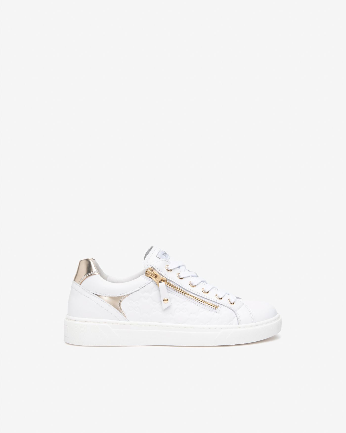 Women’s Leather and Technical Fabric Sneakers