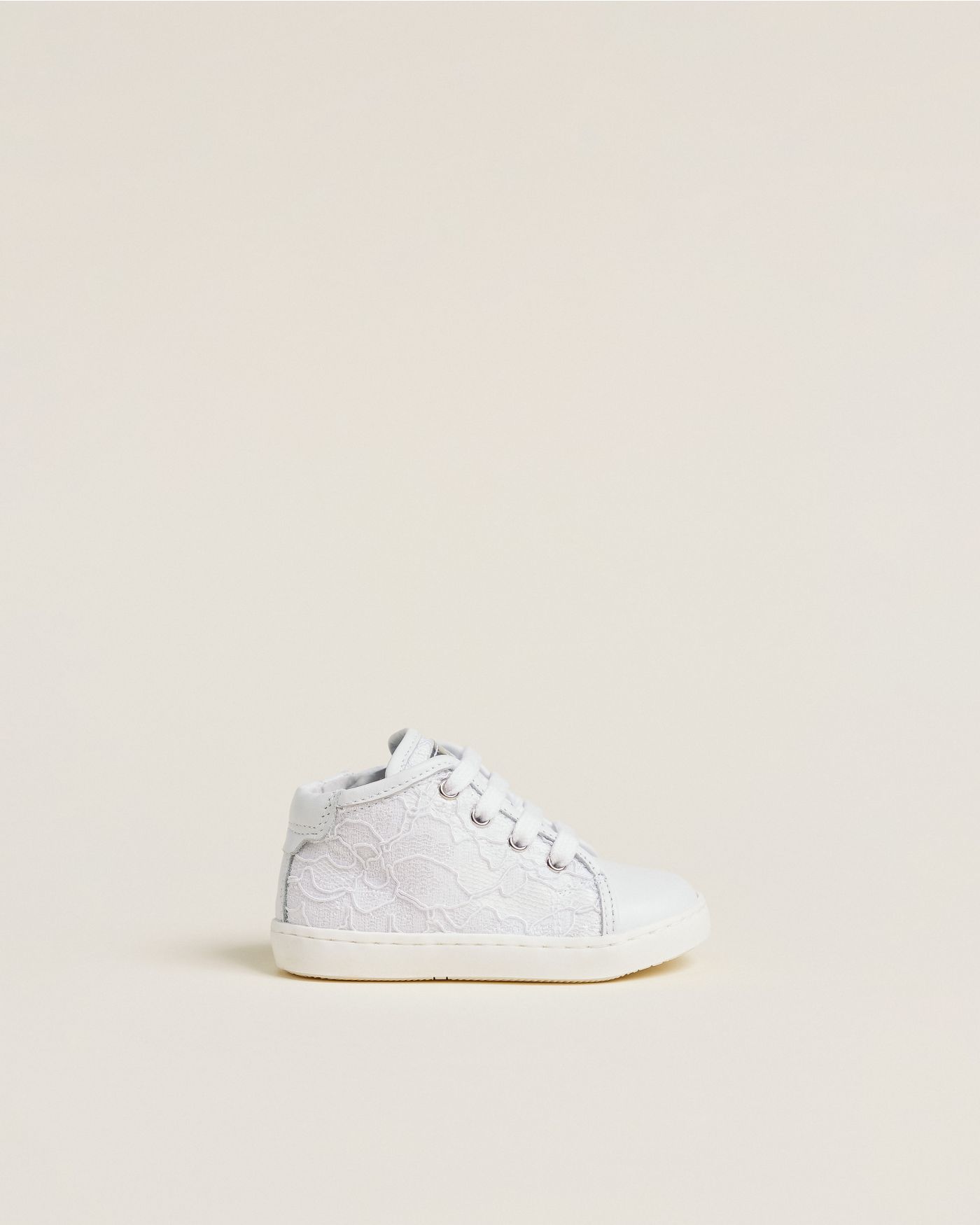 Junior Fabric and Leather Sneakers for Girls