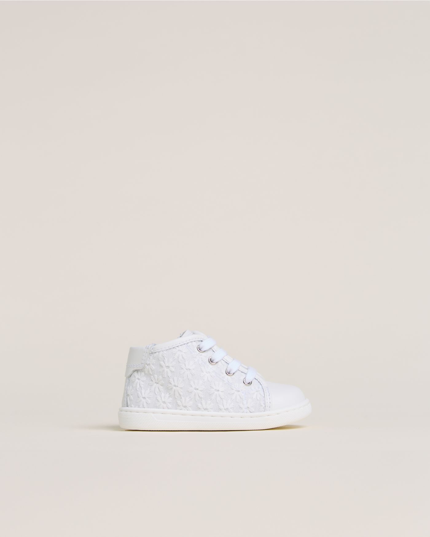 Junior Fabric and Leather Sneakers for Girls