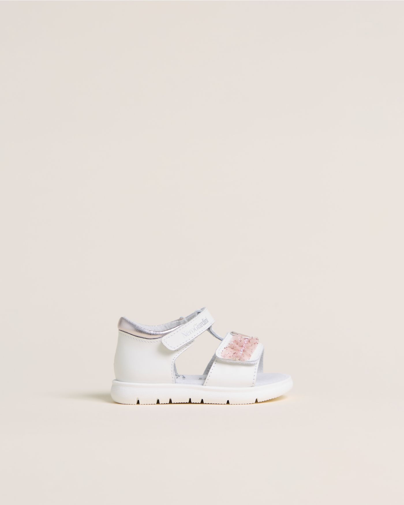 Junior Leather and Technical Fabric Sandals for Girls