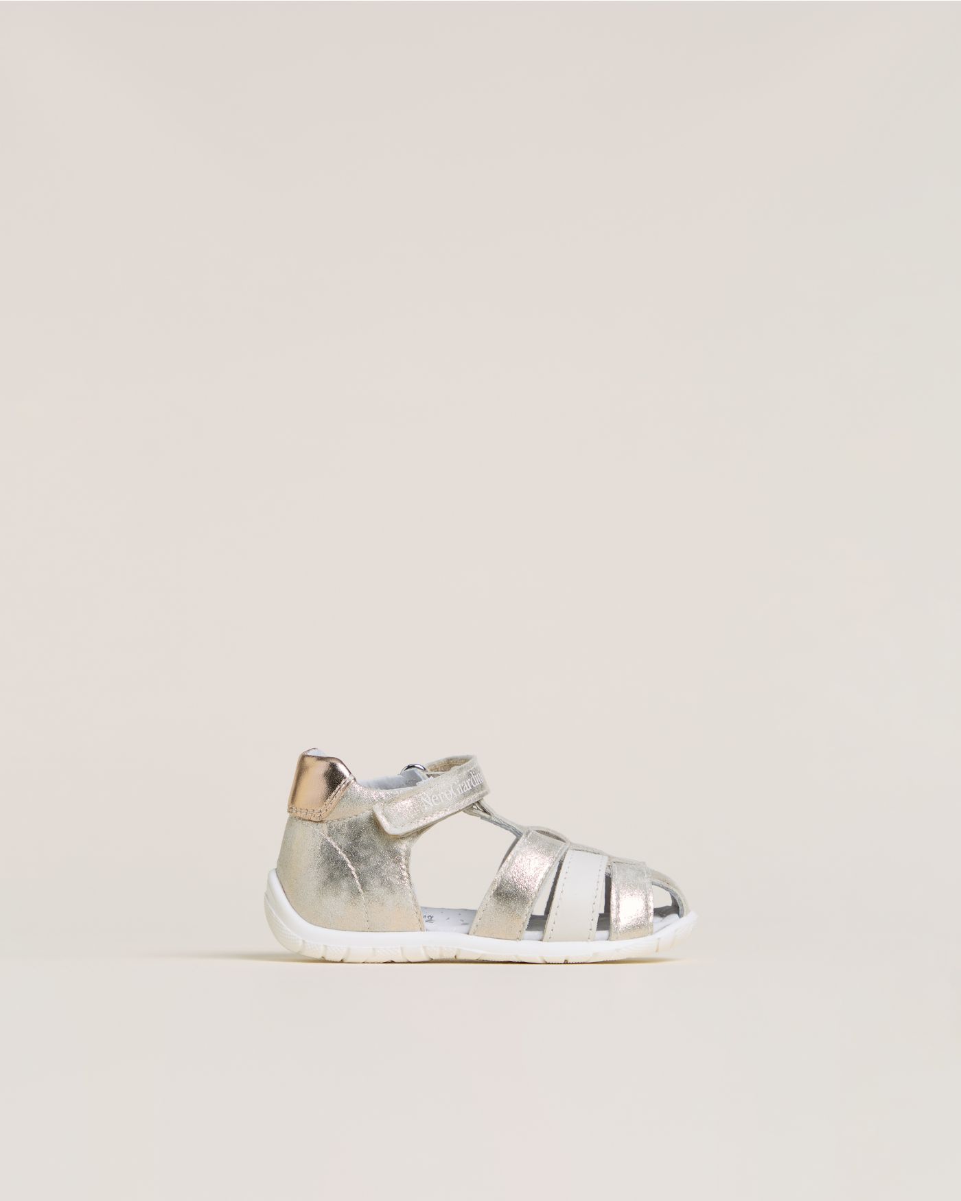 Junior Leather and Technical Fabric Sandals for Girls