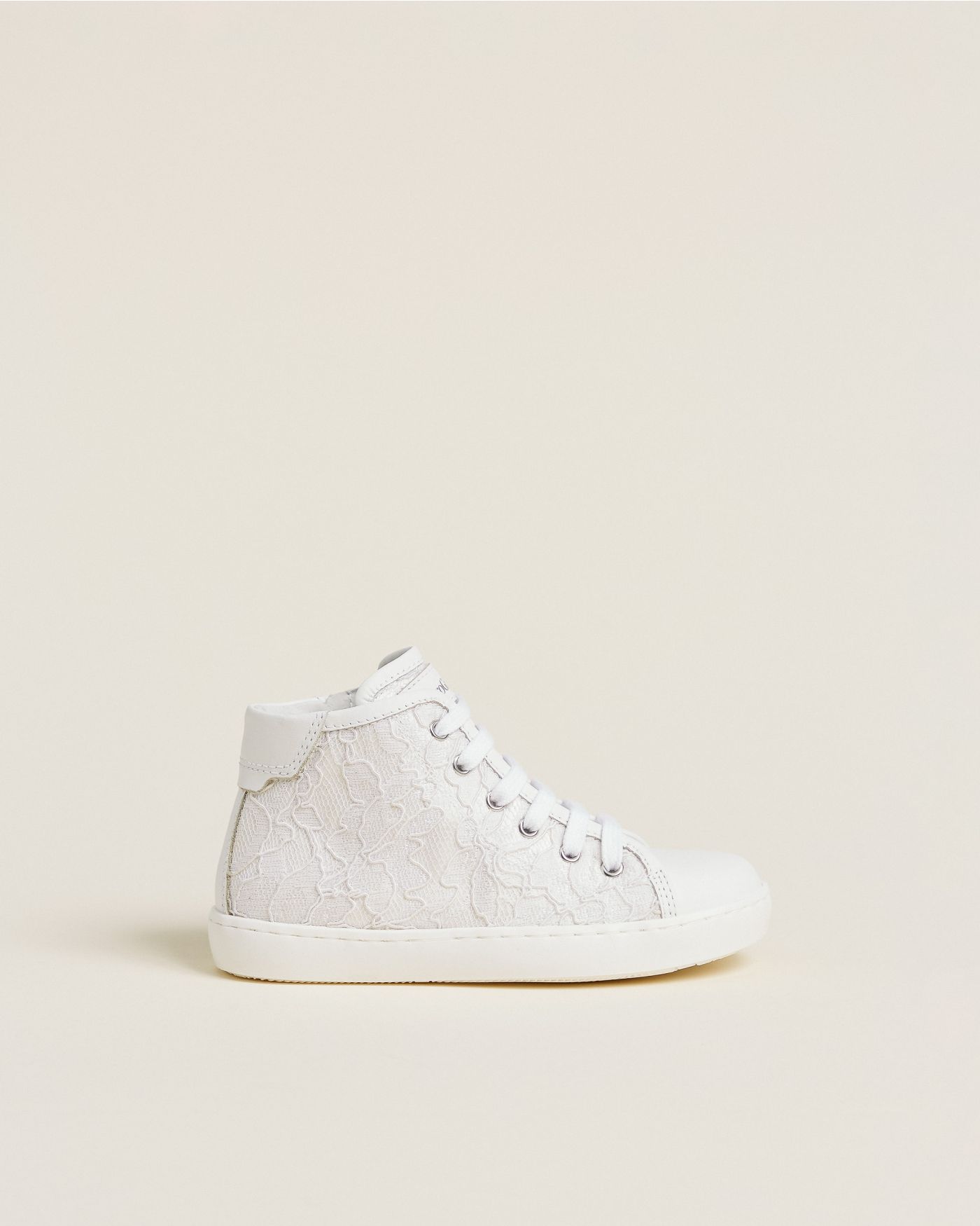 Junior Fabric and Leather Sneakers for Girls