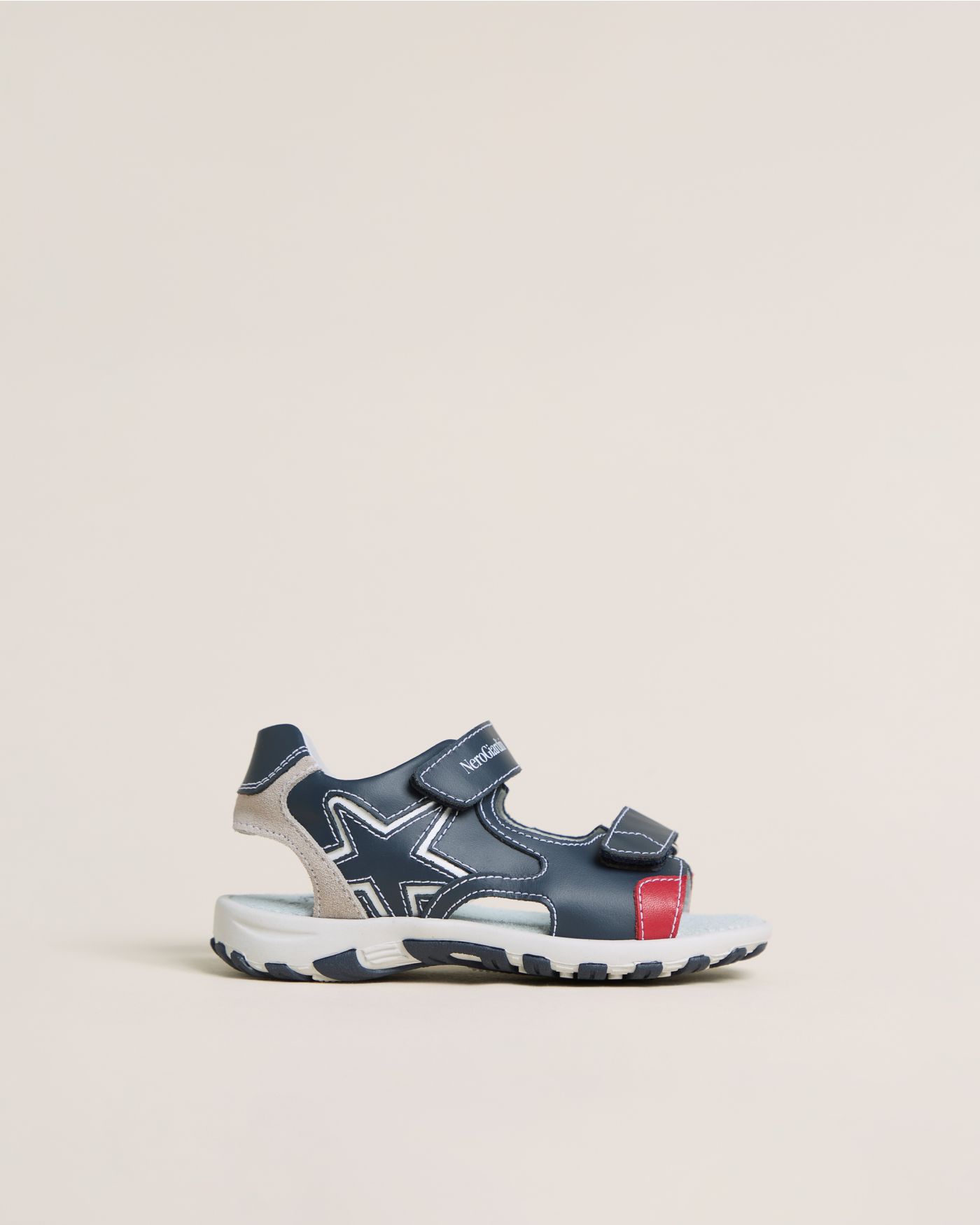 Junior Leather and Suede Sandals for Boys