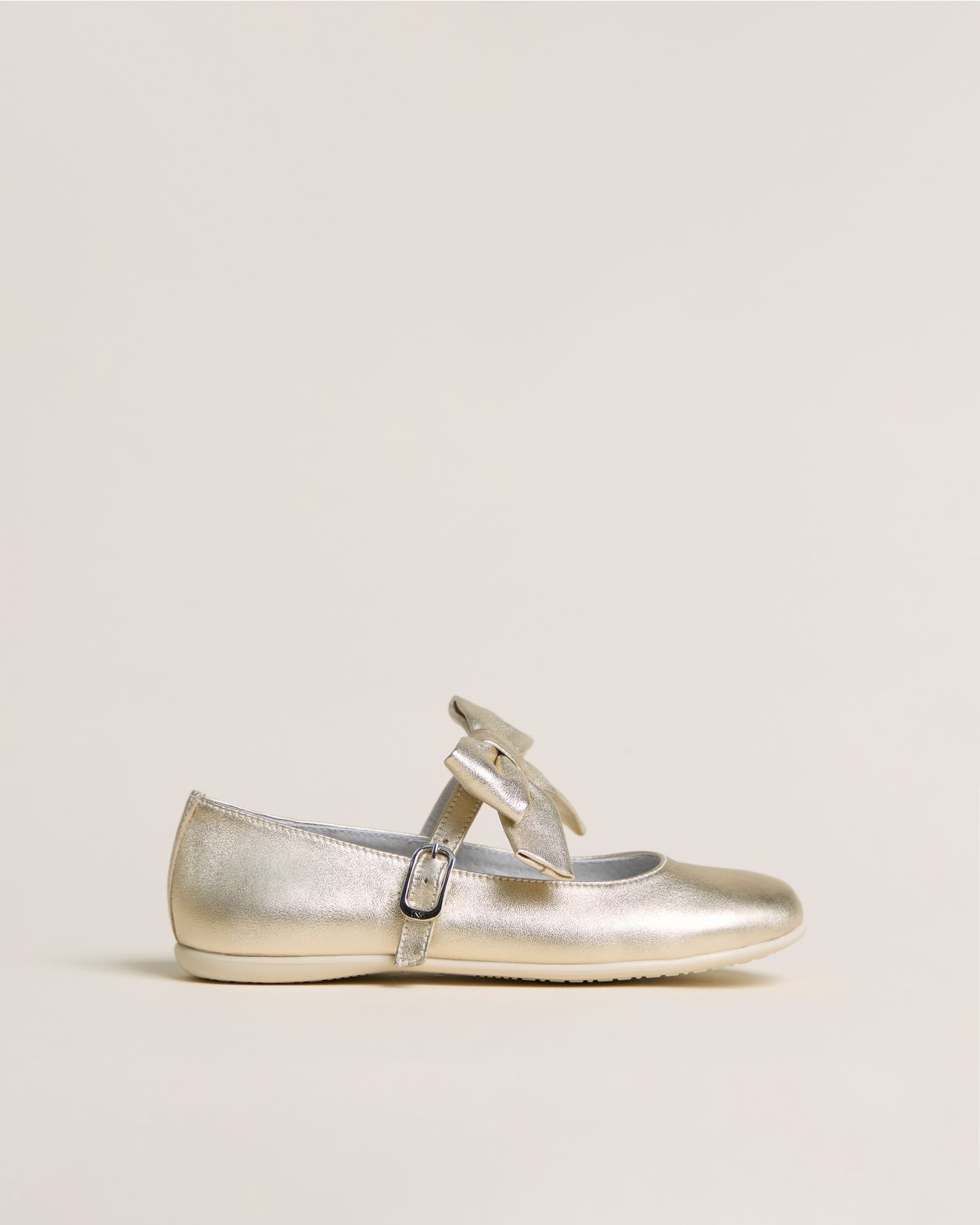 Teen Girls’ Leather Ballerina Shoes