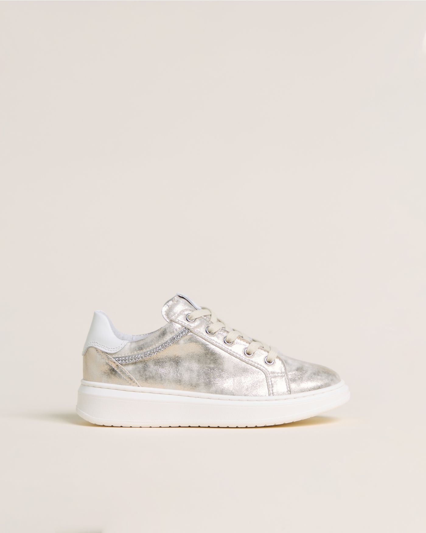 Teen Girls’ Technical Material and Leather Sneakers