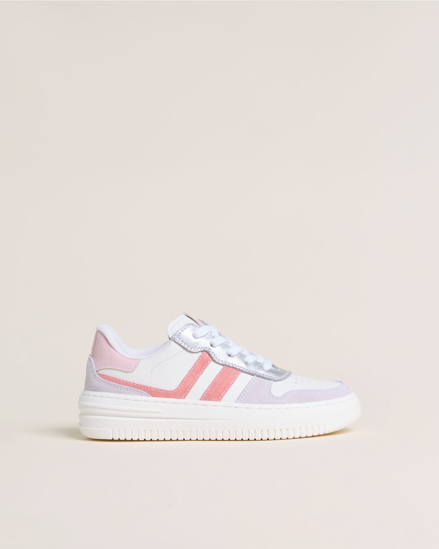 Teen Girls’ Leather, Suede and Technical Fabric Sneakers