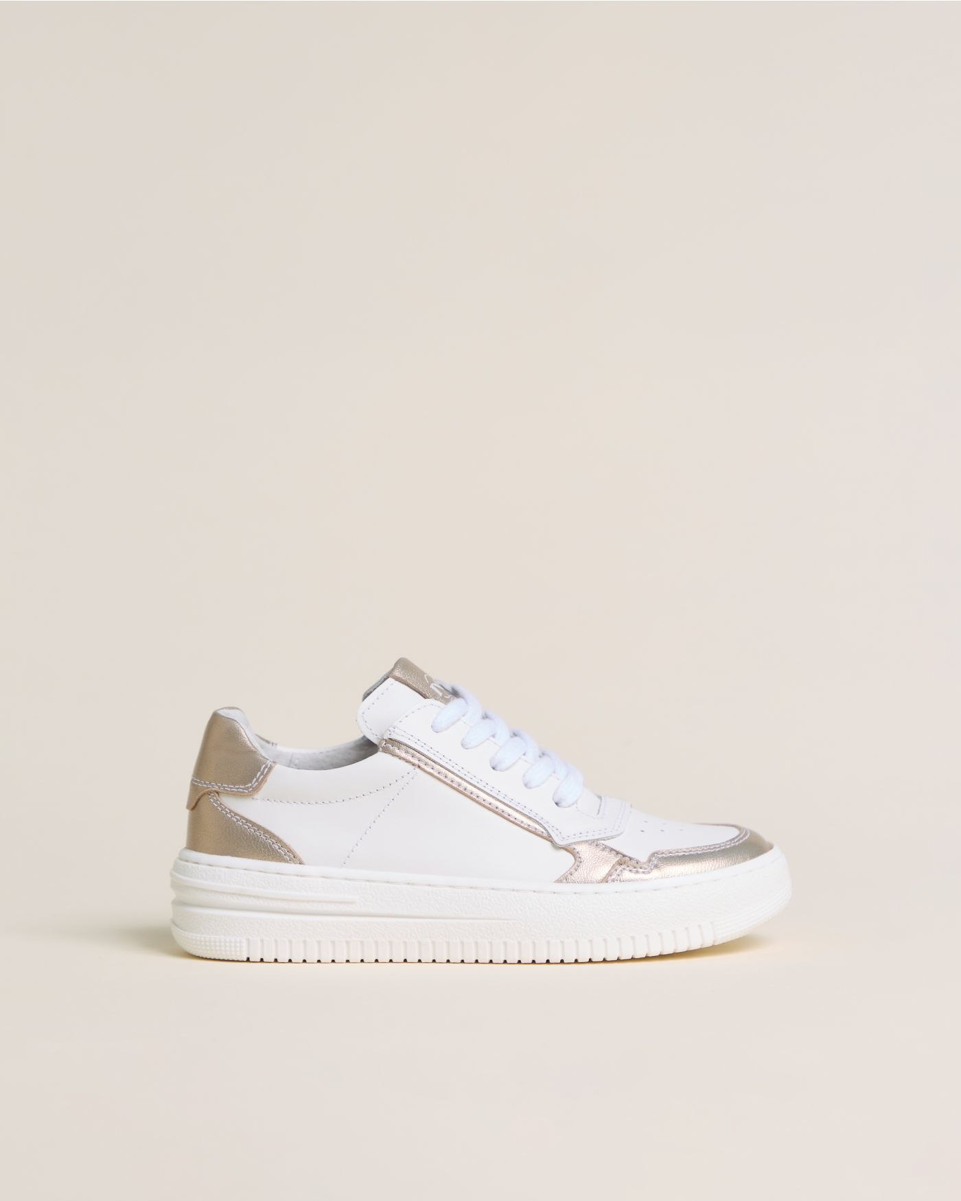 Teen Girls’ Leather Sneakers