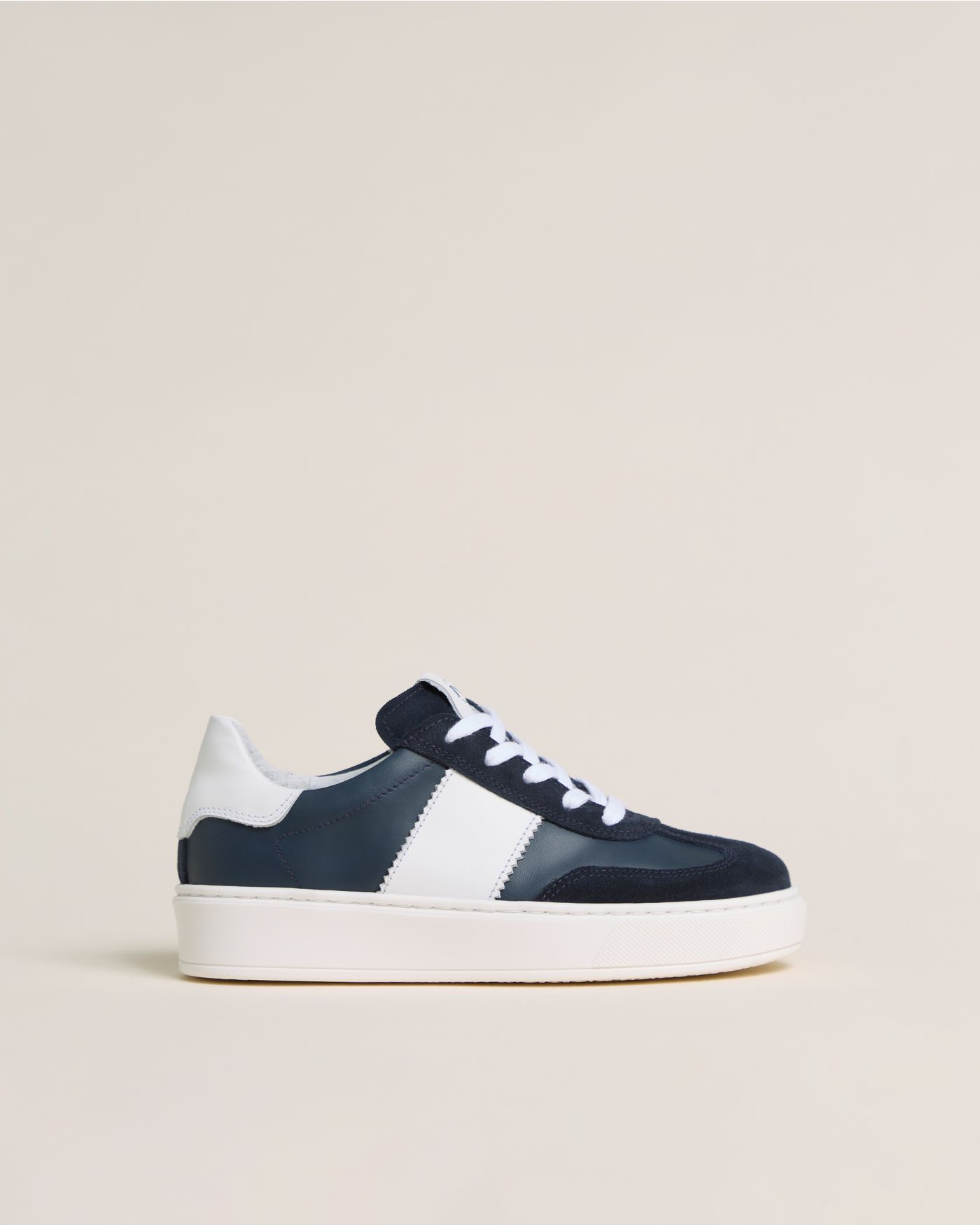 Teen Boys’ Leather and Suede Sneakers