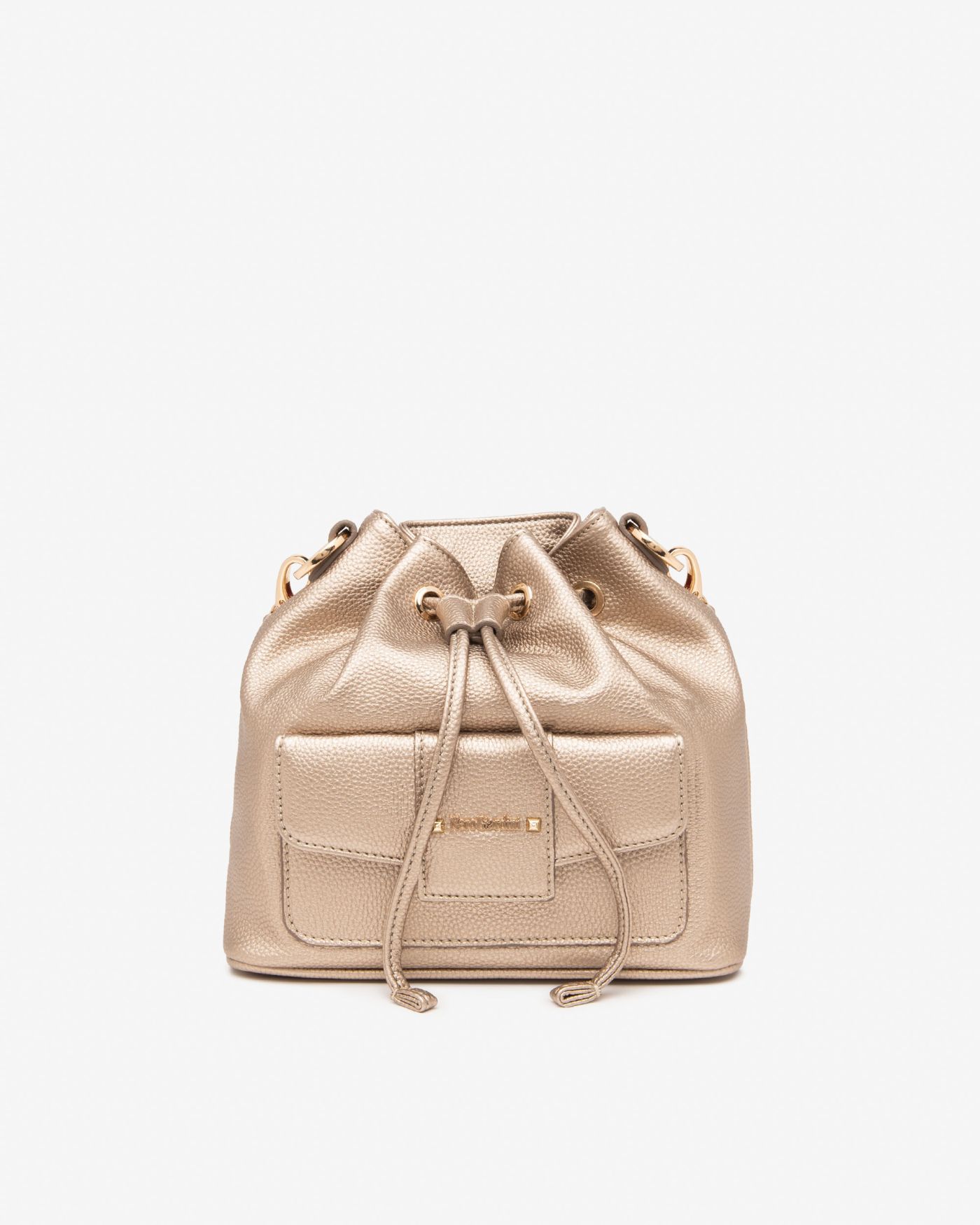 Women's technical fabric bucket bag