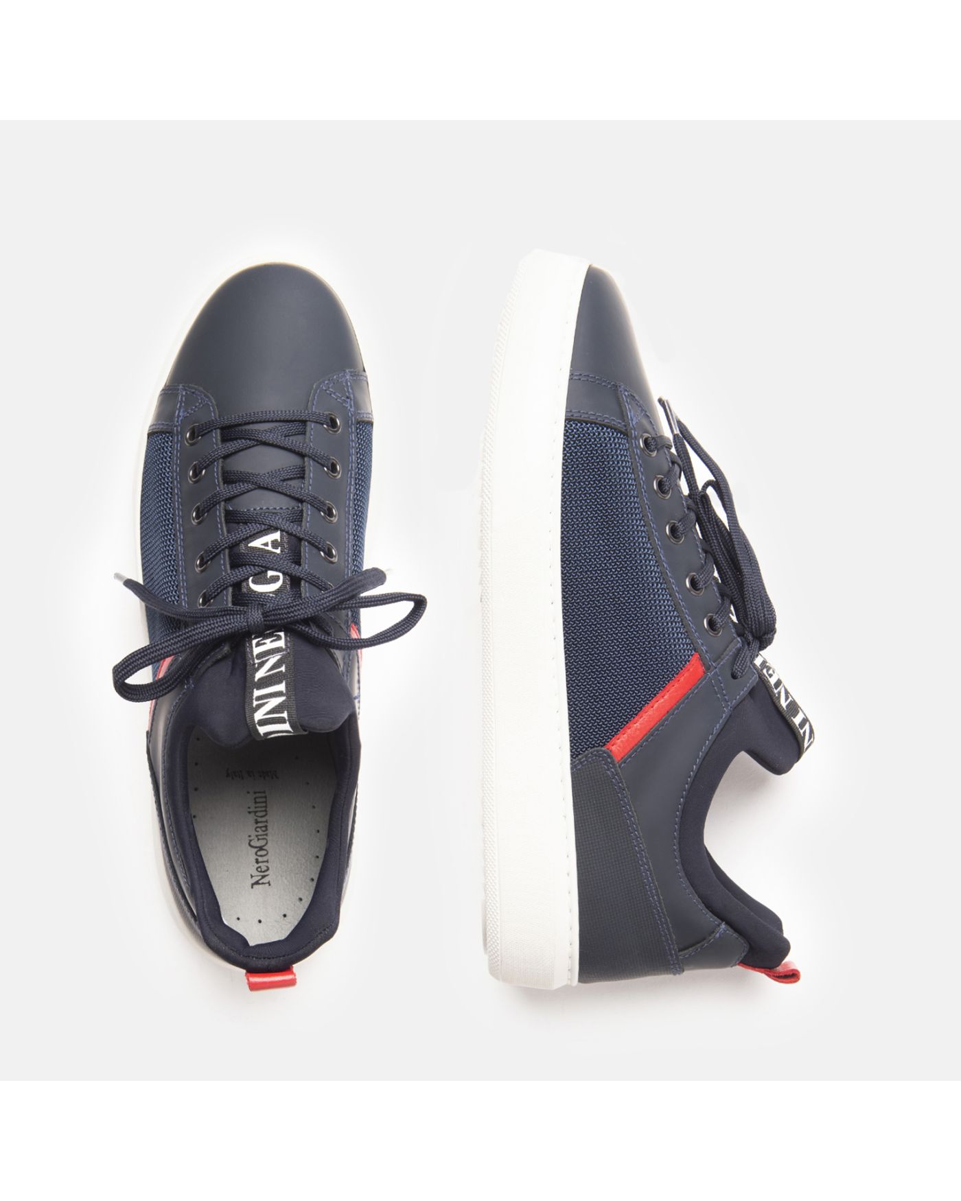 Sneakers Uomo in Pelle e Tela 08A_I001801U