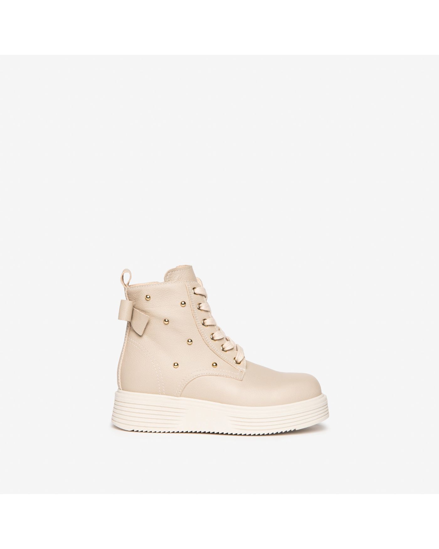 Anfibi Teens da Ragazza in Pelle 08A_I232490F