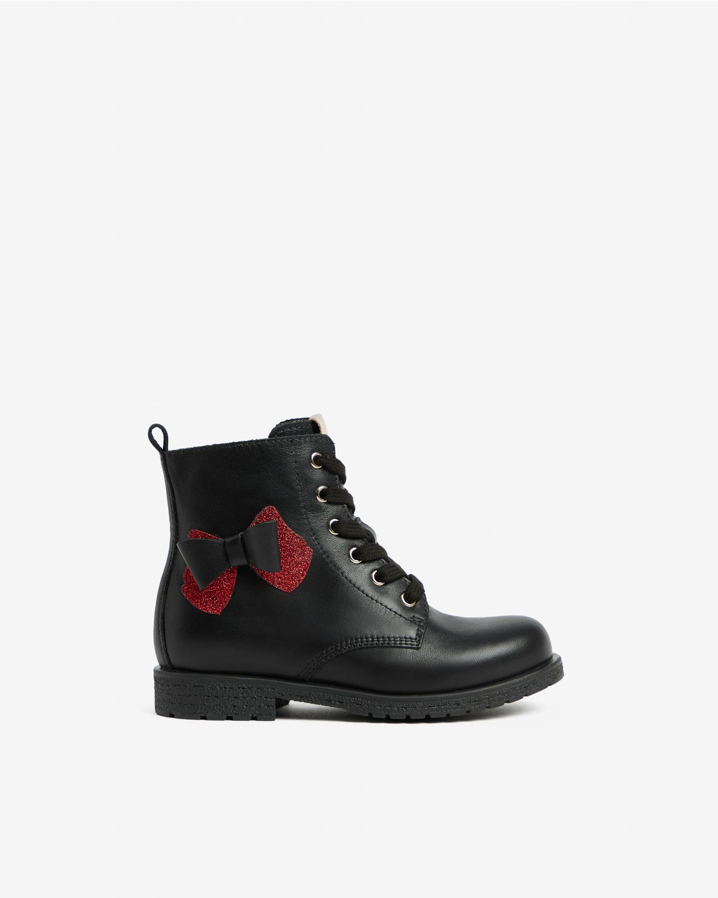 Junior Leather Combat Boots for Girls